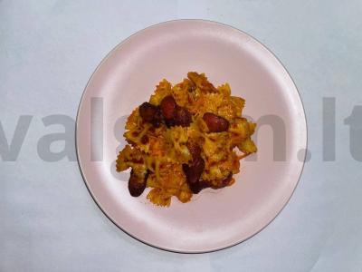 Virti vermišeliai su dešra pagrindine nuotrauka