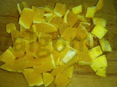 Apelsinų ir uogų uogienė Žingsnis 1