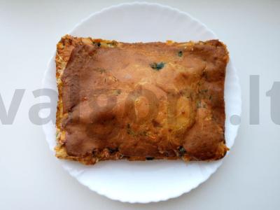 Naminis grietinėlės pyragas su sūriu ir kalendromis pagrindine nuotrauka