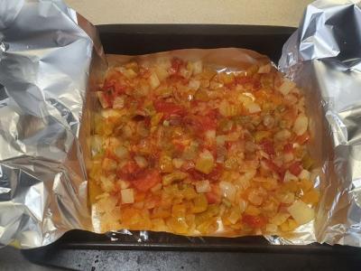 Sultingas ratatouille folijoje Žingsnis 2