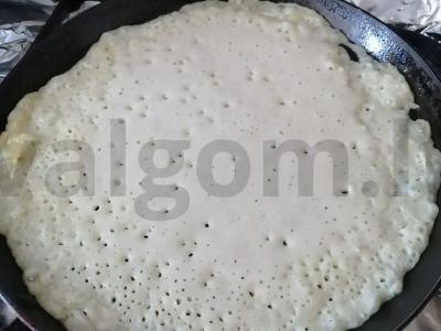 Ploni blyneliai pusryčiams Žingsnis 3