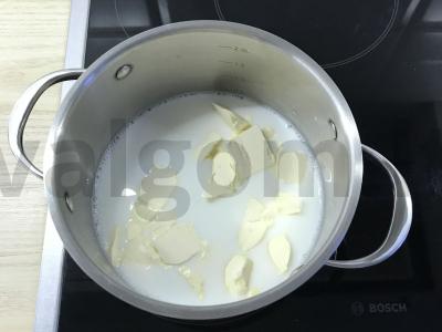 Subtilūs profiteroles su vaniliniu kremu Žingsnis 1