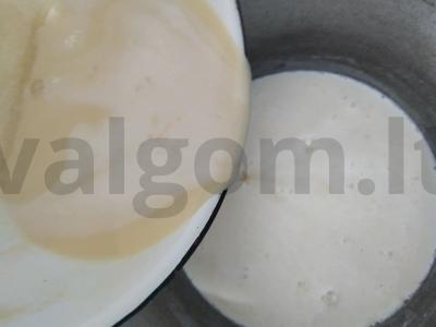 Subtilus grietinėlės tortas Žingsnis 4