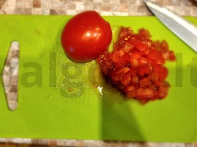 Bulgur su daržovėmis ir vištiena prieskoniuose Žingsnis 5