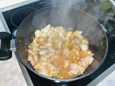 Daržovių troškinys su vištiena Žingsnis 2