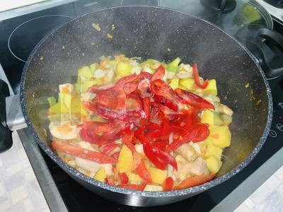 Daržovių troškinys su vištiena Žingsnis 5