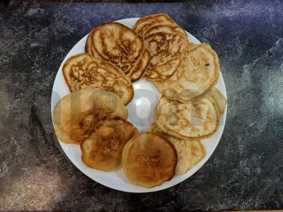 Kondensuoto sutirštinto pieno blyneliai Žingsnis 5