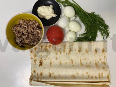 Tuno ritinys Žingsnis 1