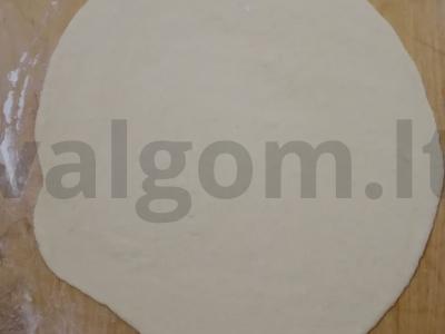 Cinamono ir cukraus bandelės Žingsnis 1