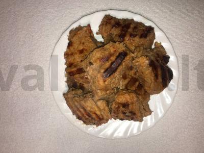 Skanus kiaulienos kebabas. pagrindine nuotrauka