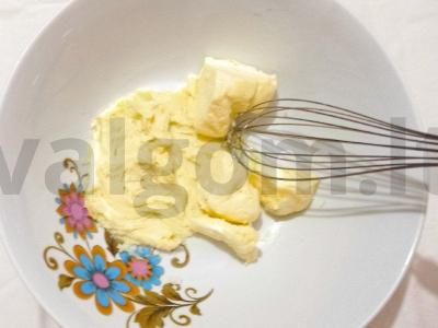 Baltųjų citrinų ir vanilės kepiniai ant baltųjų Žingsnis 1
