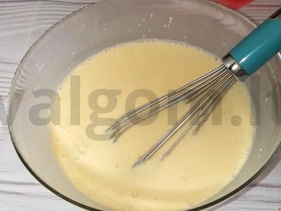 Ažūriniai pieniški blyneliai Žingsnis 4