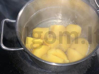 Sūrios tuno bulvytės vakarienei Žingsnis 2