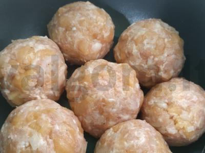 Ryžių mėsos kukuliai "Ežiukai" Žingsnis 4