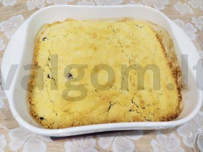 Trupiniai su varške ir juodaisiais serbentais Žingsnis 6
