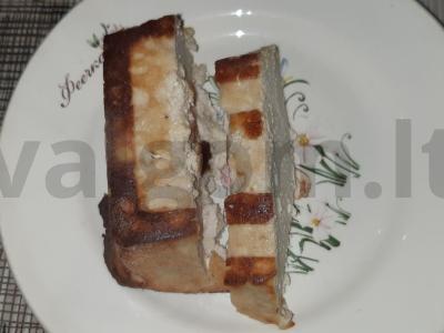 Švelnus bananų ir grietinėlės suflė pagrindine nuotrauka