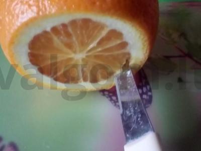 Oranžinis naujametinis desertas Žingsnis 1