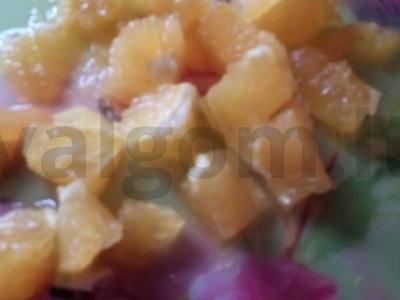 Oranžinis naujametinis desertas Žingsnis 2