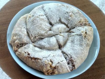 Rudens ritinys su moliūgais ir kukurūzais pagrindine nuotrauka