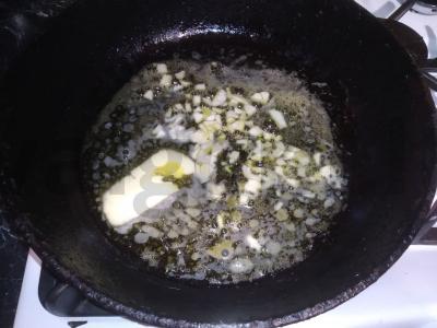 Gardūs makaronai su žiediniais kopūstais Žingsnis 2