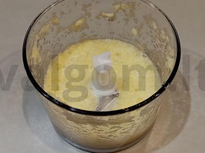 Citrinų pyragas su kvietiniais miltais prie arbatos Žingsnis 1