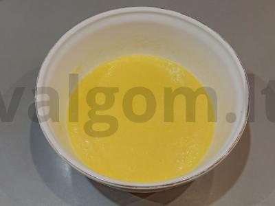 Citrinų pyragas su kvietiniais miltais prie arbatos Žingsnis 4