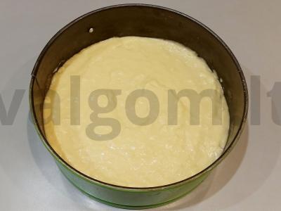 Citrinų pyragas su kvietiniais miltais prie arbatos Žingsnis 6