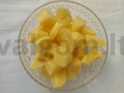 Lęšių sriuba su salierais ir šonine Žingsnis 1