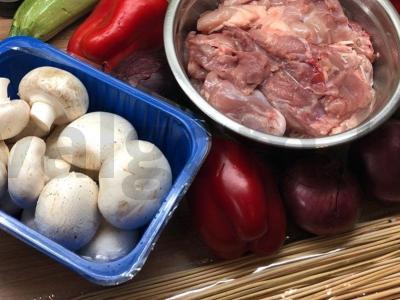 Skanus naminis vištienos kebabas orkaitėje Žingsnis 1