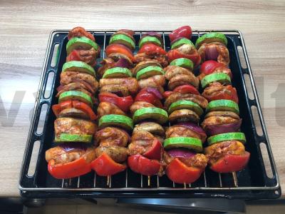 Skanus naminis vištienos kebabas orkaitėje Žingsnis 3