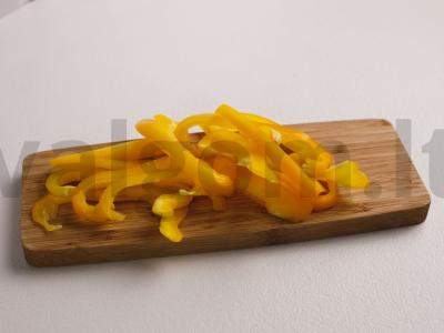 Soba su krevetėmis ir saldžiųjų aitriųjų paprikų padažu Žingsnis 2