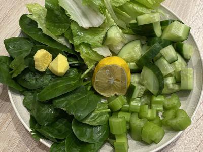 Daržovių kokteilis "Vitaminų lobynas" Žingsnis 1