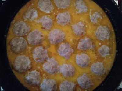 Sultingi jautienos kukuliai su pienu Žingsnis 3