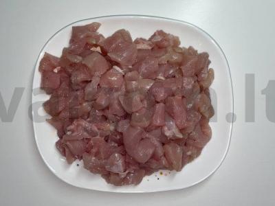 Aromatingi grybai su vištienos filė Žingsnis 1