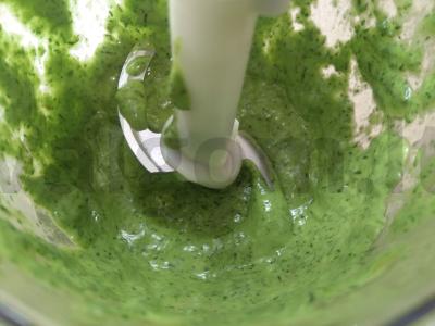 Vinaigrette su šviežių kopūstų ir garstyčių žolelių padažu Žingsnis 4