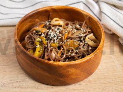 Soba su jūros gėrybėmis ir daržovėmis Žingsnis 6