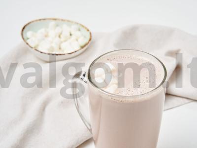 Saldi kakava su zefyrais. Žingsnis 2