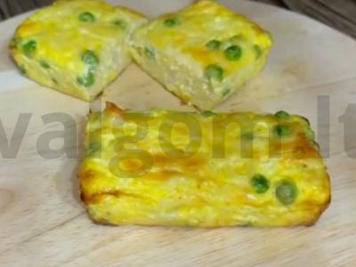 Omletas vaikams pagrindine nuotrauka