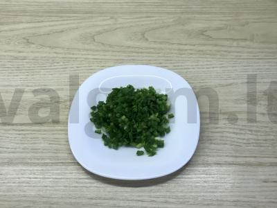 Žaliosios salotos su žirneliais Žingsnis 3