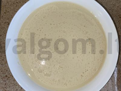 Skanūs pieniški blyneliai Žingsnis 2