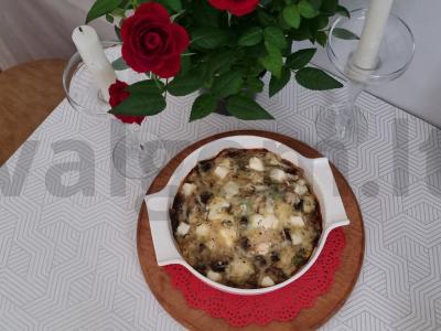 Sūrio frittata su grybais pagrindine nuotrauka