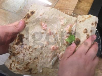 Dviejų variantų naminė kiaulienos šašarma Žingsnis 18