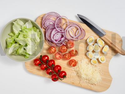 Salotos su vištiena ir putpelių kiaušiniais Žingsnis 2