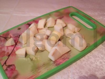 Kefyro, kriaušių ir medaus kokteilis Žingsnis 1