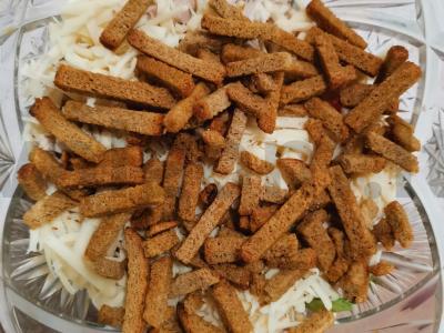 Mini Cezario salotos su vištiena Žingsnis 5