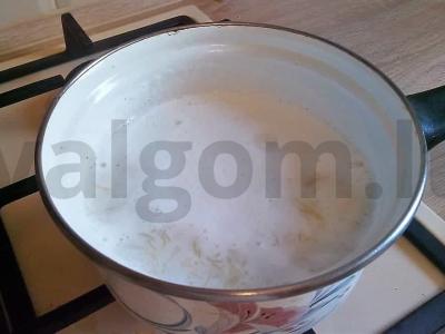 Greita pieno makaronų sriuba Žingsnis 1