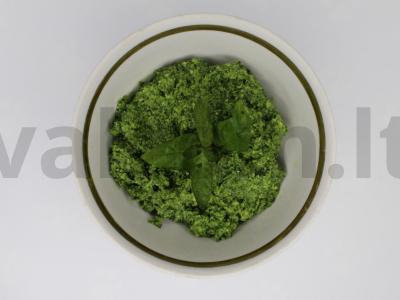 Mėtų ir petražolių lapų pesto padažas pagrindine nuotrauka