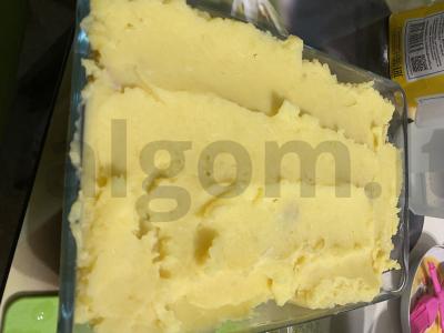 Bulvių apkepas su kalakutiena ir sūriu Žingsnis 4