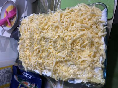 Bulvių apkepas su kalakutiena ir sūriu Žingsnis 5