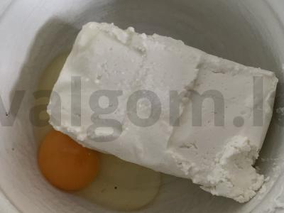 Sūrio pyragaičiai orkaitėje pusryčiams Žingsnis 1